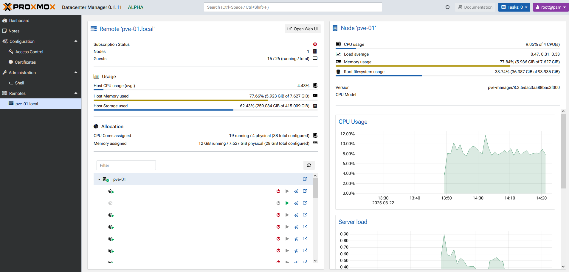 Add Proxmox VE into Proxmox Datacenter Manager complete