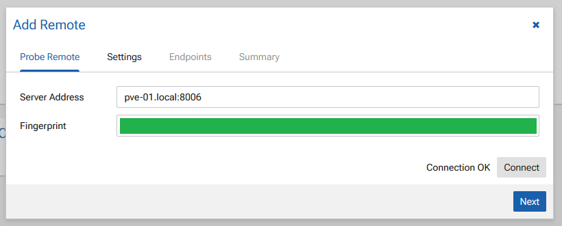 Add Proxmox VE into Proxmox Datacenter Manager