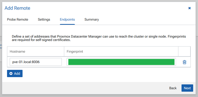Add Proxmox VE into Proxmox Datacenter Manager 3